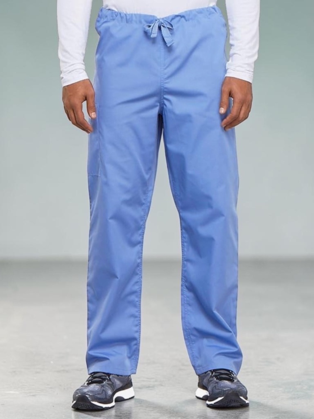 Cherokee Workwear Scrub Pants 3XL Light Blue Elastic Waist Unisex NWOT